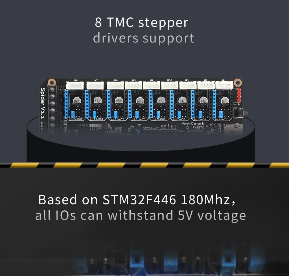 FYSETC Spider V2.3 Motherboard 32Bit Controller Board - West3D Printing - FYSETC