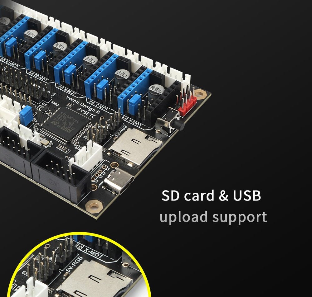 FYSETC Spider V2.3 Motherboard 32Bit Controller Board - West3D Printing - FYSETC