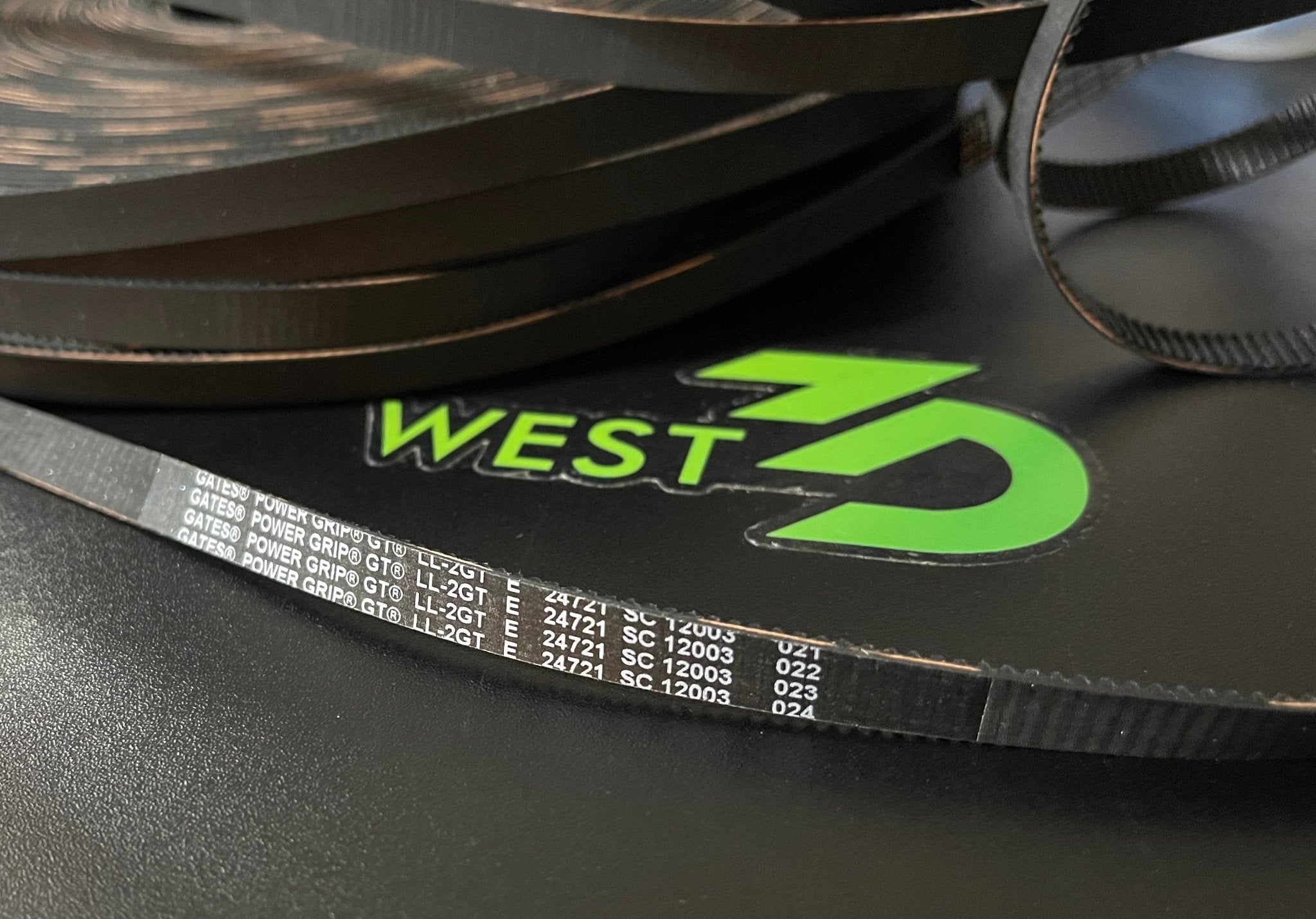 GATES GT2 EPDM High Temperature Open Belt LL-2GT-E (6mm/9mm wide) - West3D Printing - GATES