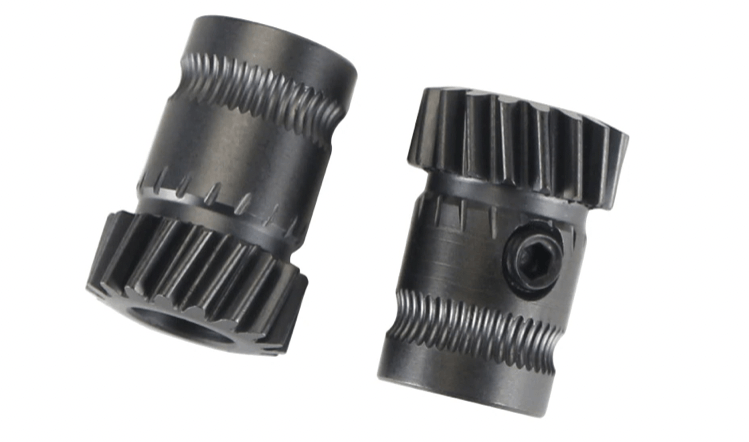 gear extrusion Hardened RNC Helical Gear for double gear extruders (e.g. V1/V2, Sherp
