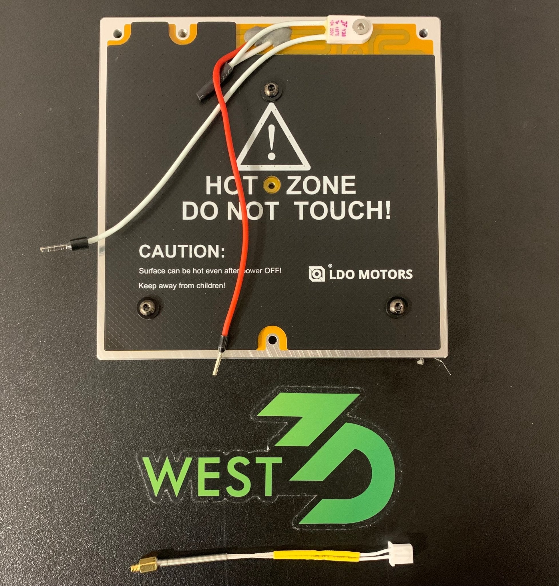 LDO Polyimide Heater, Aluminum Bed and 200W PSU (for V0/V0-S1) - West3D Printing - LDO Motors