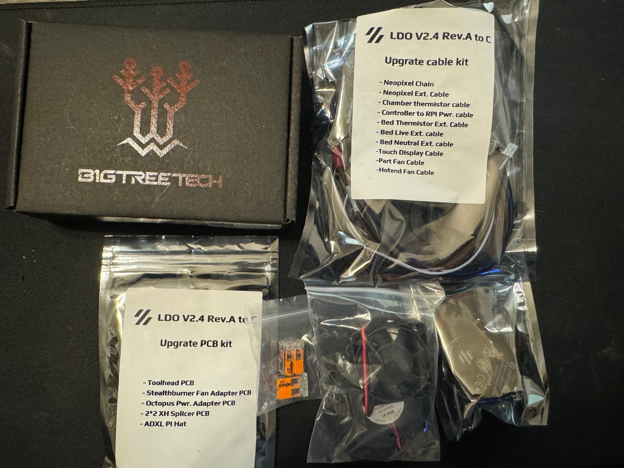 LDO Voron V2.4 Rev.A to Rev.C Upgrade Kit (RevA to RevC) - West3D 3D Printing Supplies - LDO Motors