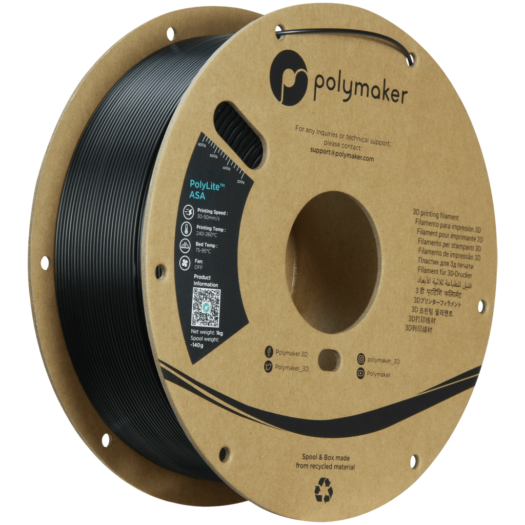 Polymaker PolyLite ASA 3D Printer Filament 1KG 1.75mm - West3D Printing - Polymaker