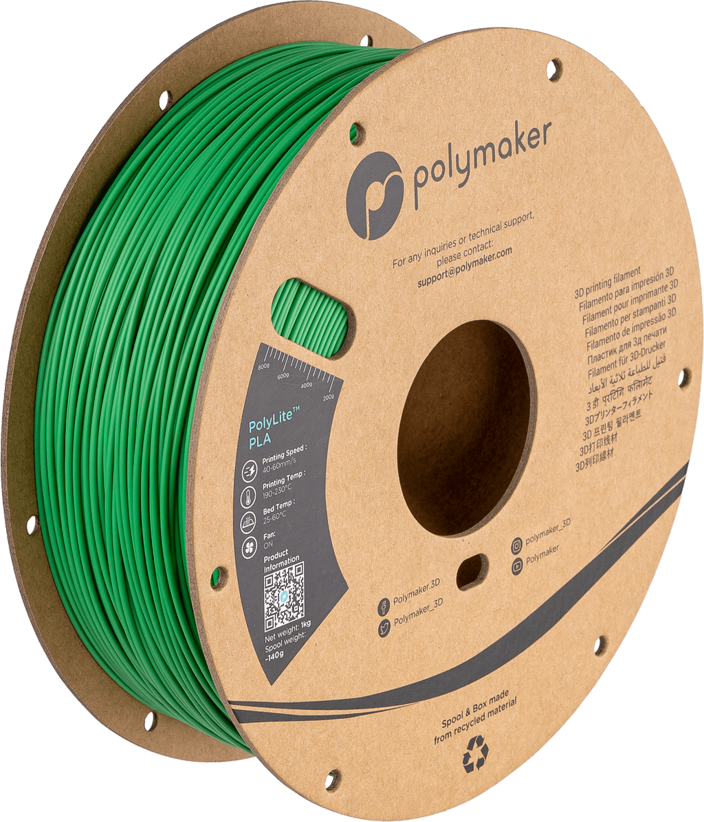 Polymaker PolyLite PLA 3D Printer Filament 1KG 1.75mm - West3D Printing - Polymaker