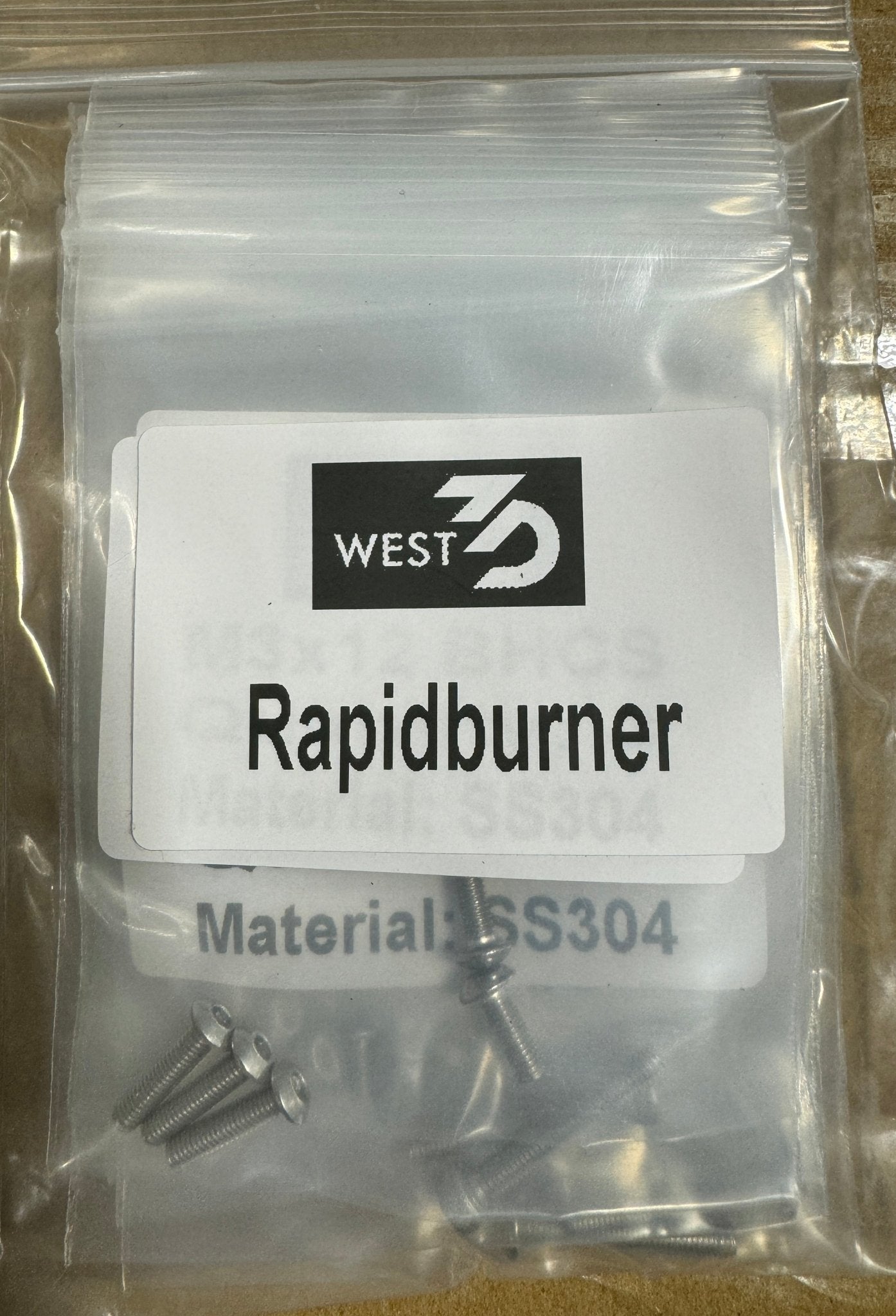 Rapidburner Fastener Kit (BDF) - West3D 3D Printing Supplies - WEST3D