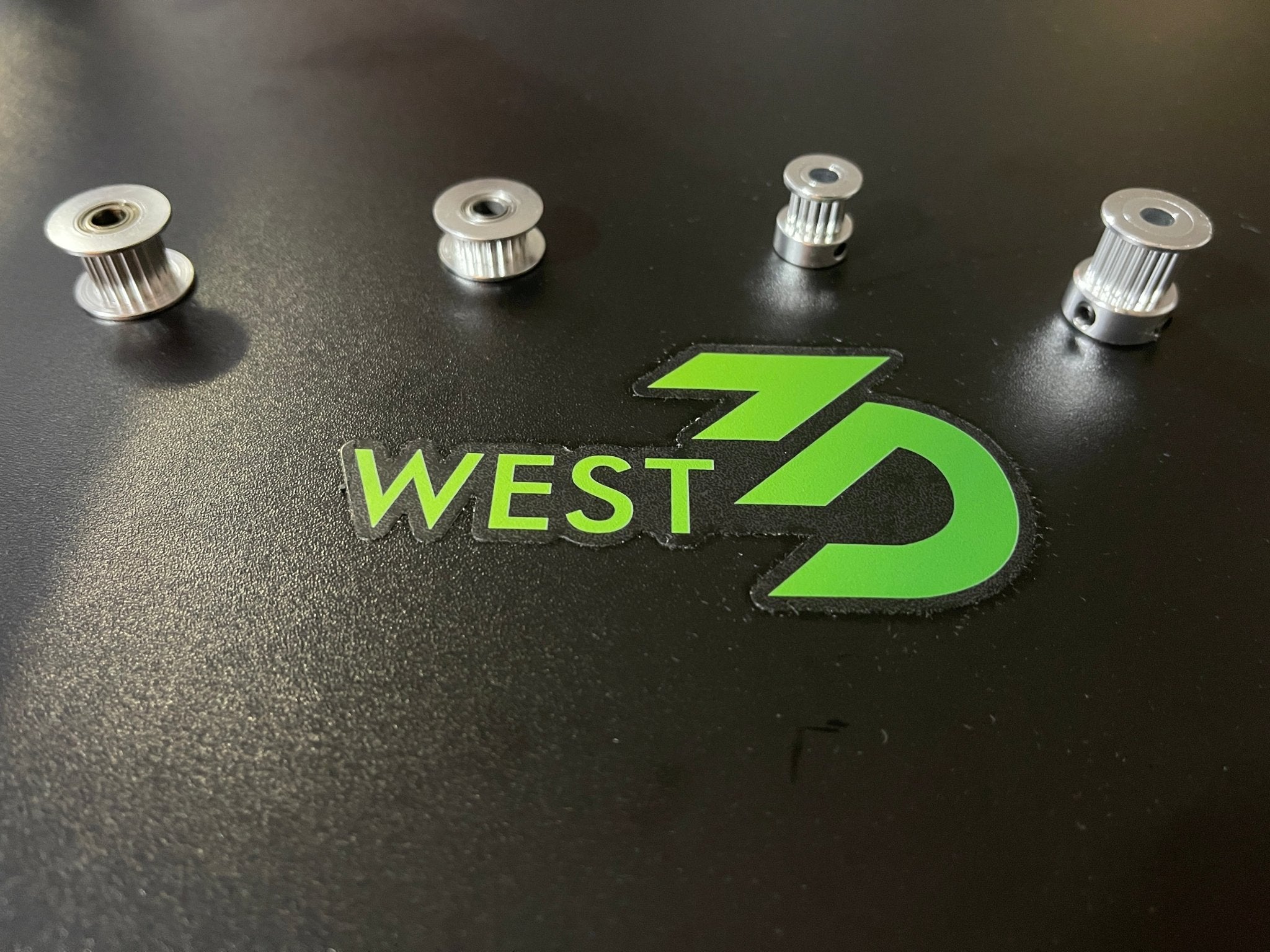 Silver Pulleys and Idlers (GT2 20T, GT2 16T) - West3D Printing - NA