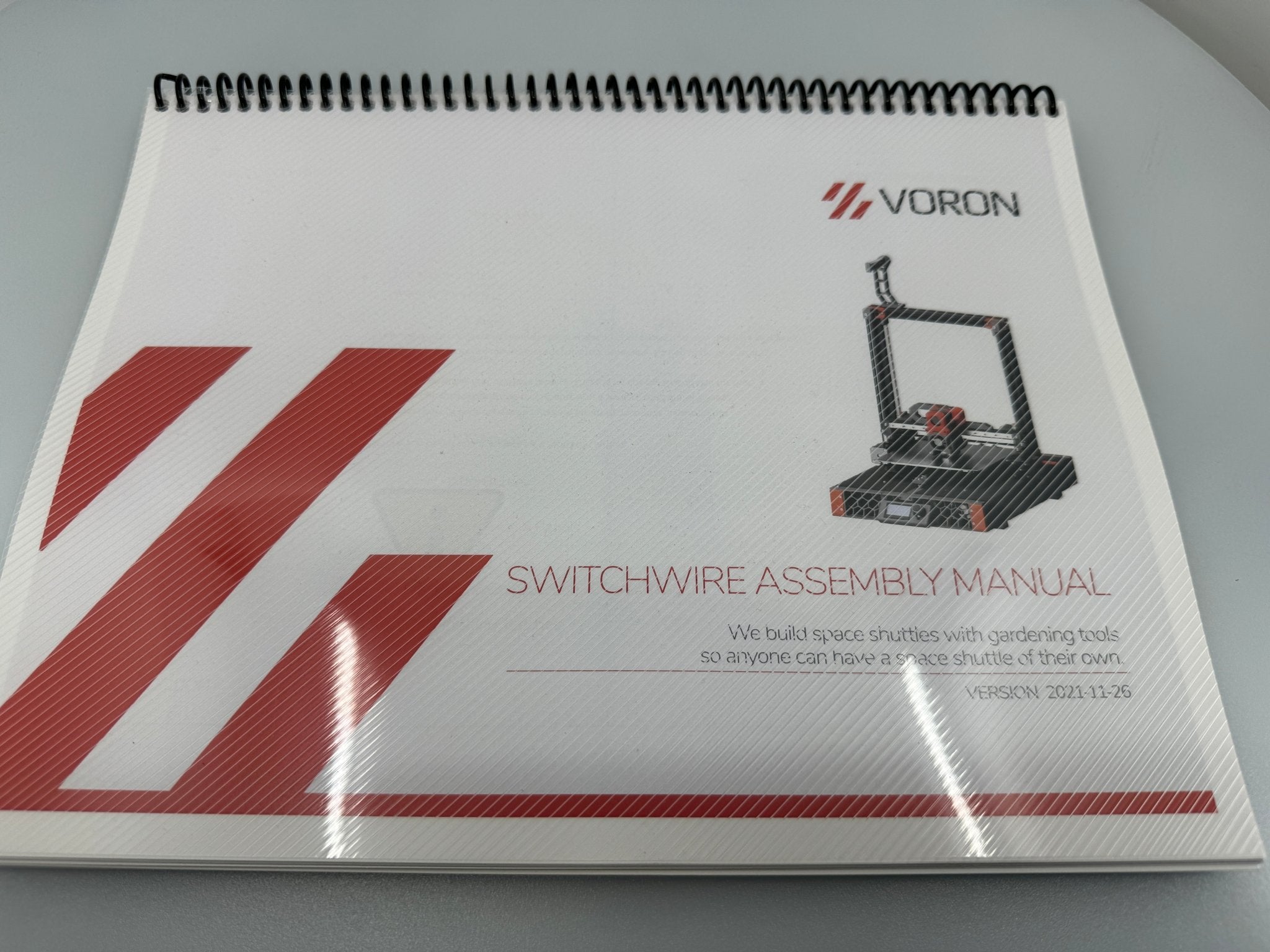 Voron Assembly Manuals - Old school paper cut edition