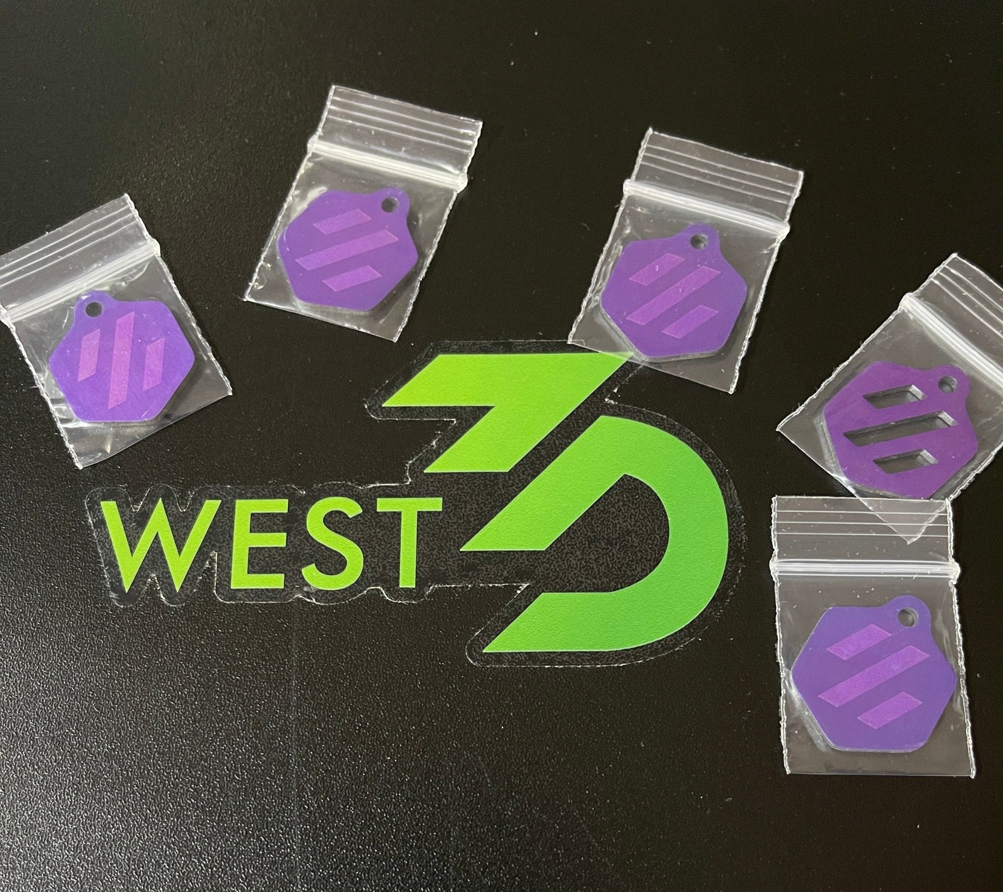 Voron / West3D Anodized Keychains