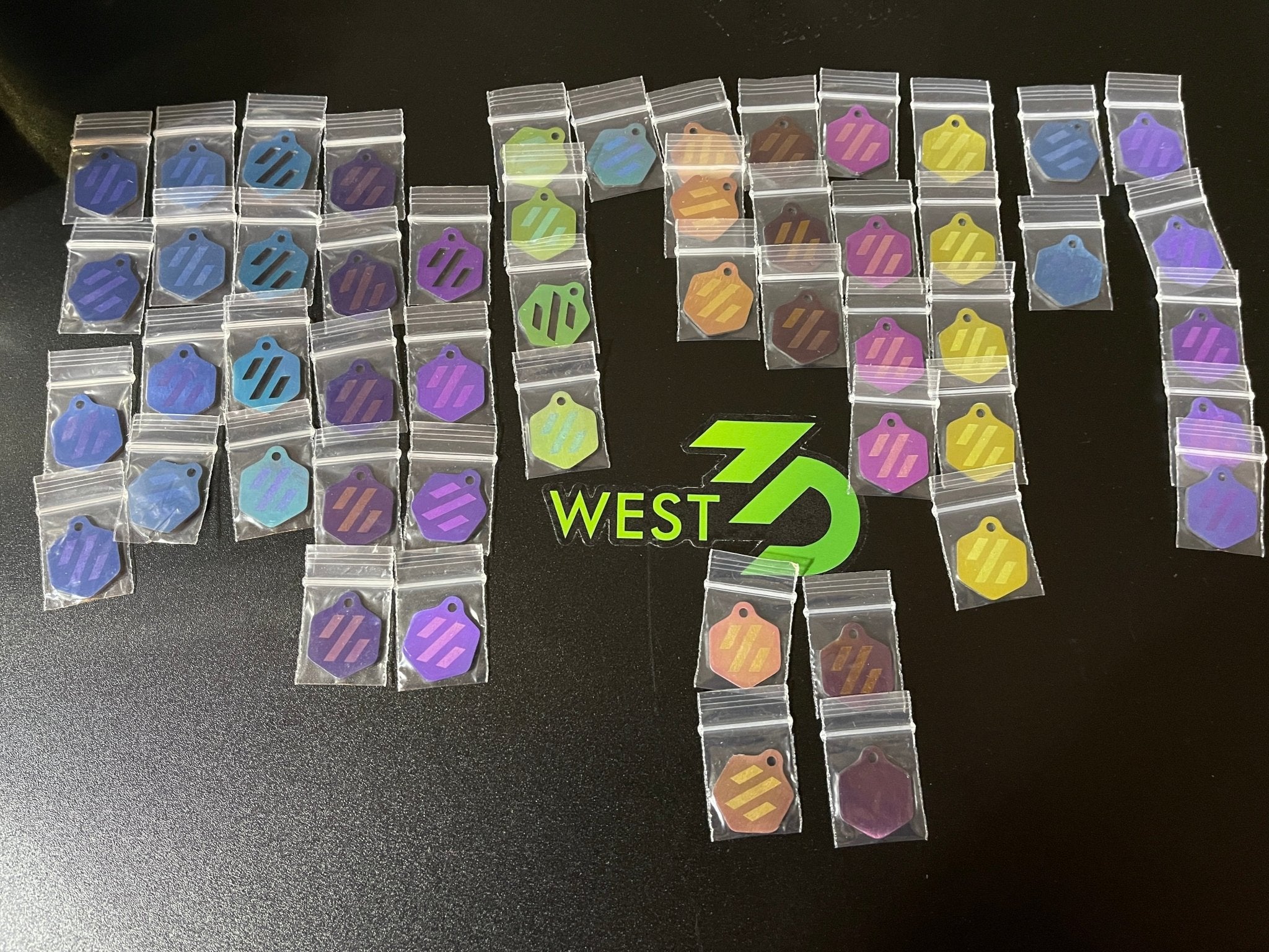 Voron / West3D Anodized Keychains