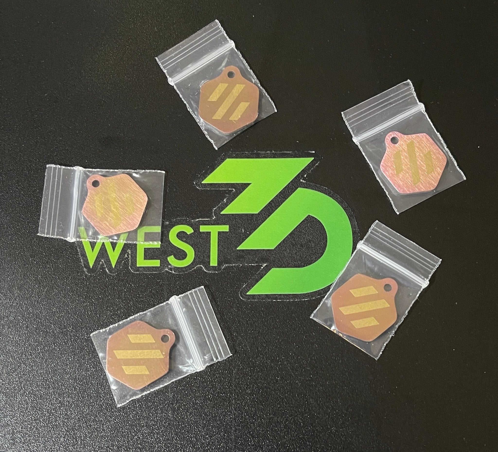 Voron / West3D Anodized Keychains