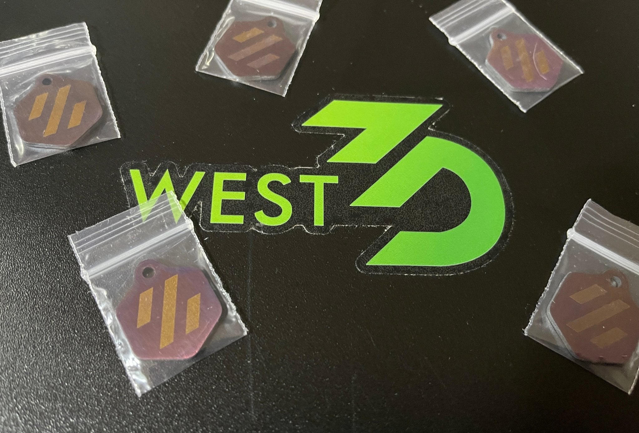 Voron / West3D Anodized Keychains