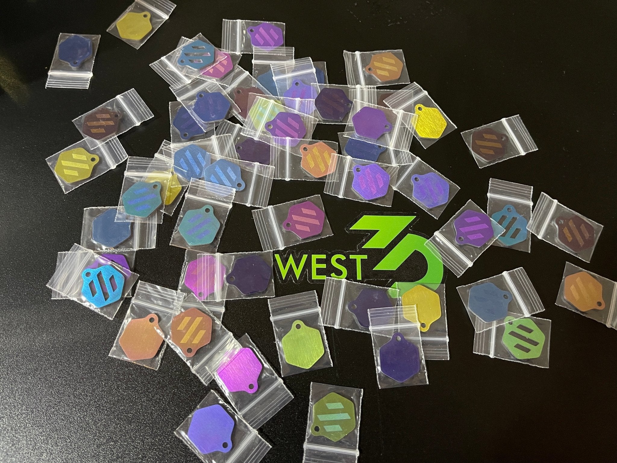 Voron / West3D Anodized Keychains