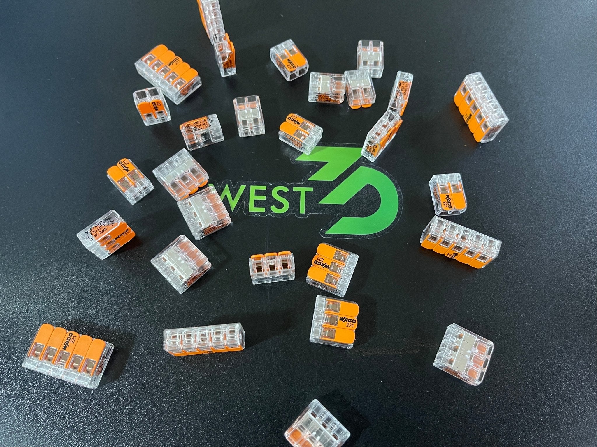 Wago Lever Nuts / Fast Wire Cable Connectors 12-24AWG 221-412; 221-413; 221-415