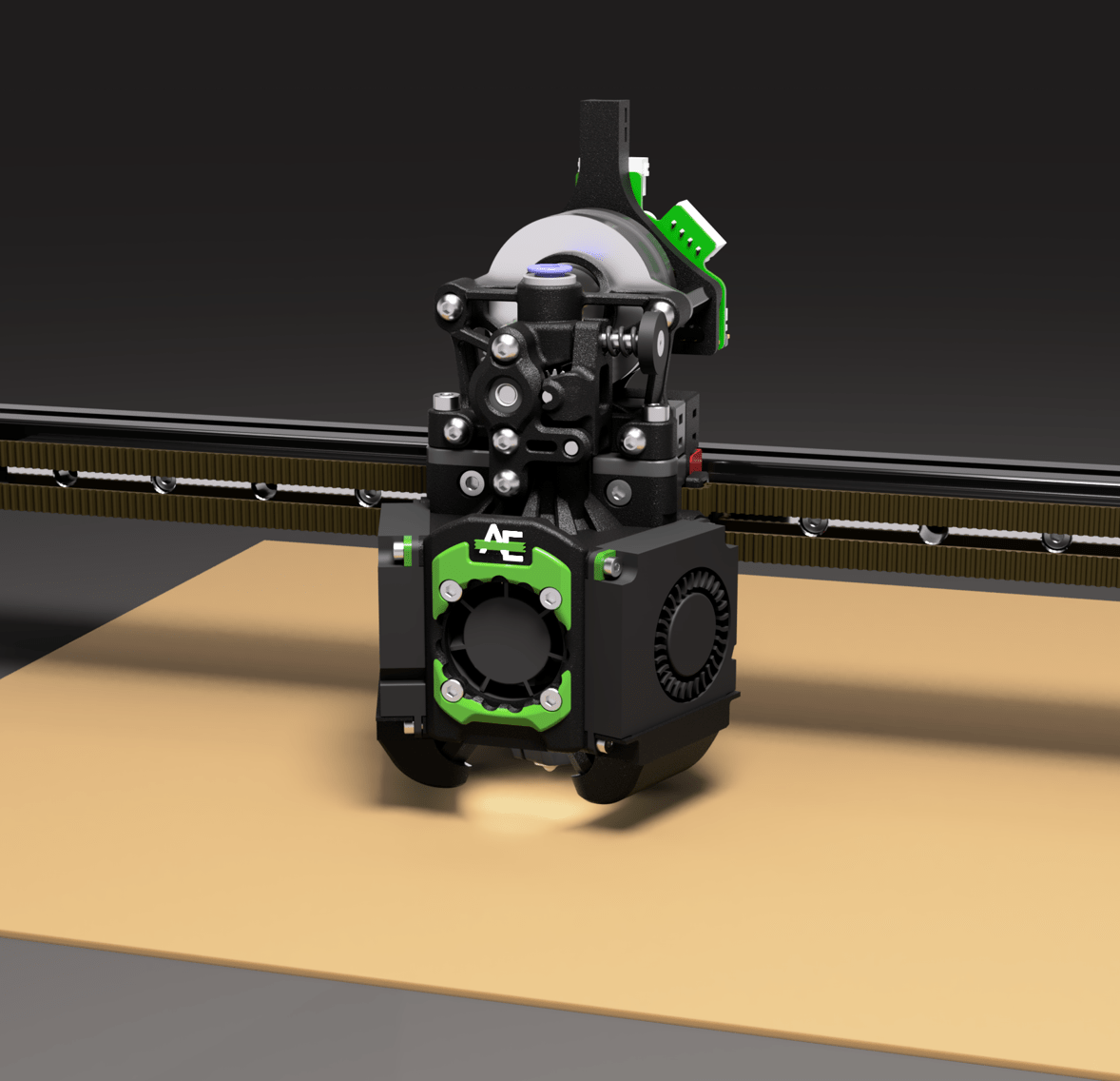 XOL-Toolhead by Armchair Engineering (Kit by West3D) - Version with Delta Fans - West3D Printing - West3D Printing