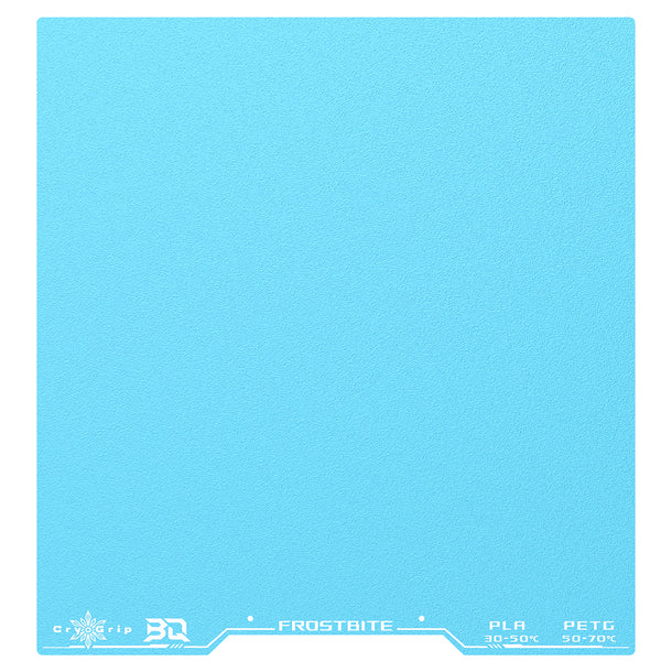 Biqu CryoGrip Pro FROSTBITE Build Plate for 3D Printers - Textured extreme grip plate