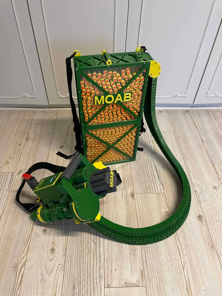 The Mother of All Blasters (MOAB) Dart Blaster Kit by GatlingTommy - 50 darts per second!