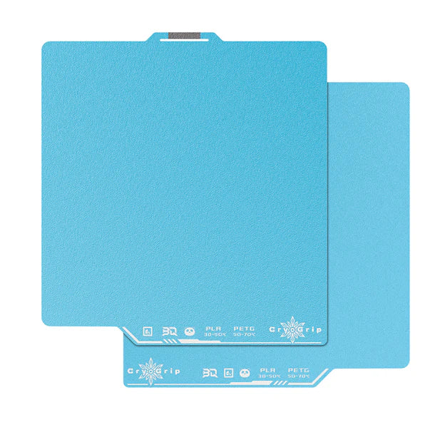 Biqu CryoGrip Pro FROSTBITE Build Plate for 3D Printers - Textured extreme grip plate