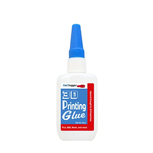 NoClogger 3D Printing Glue – Fast, Strong Adhesive for PLA, PETG, ABS, Resin & More