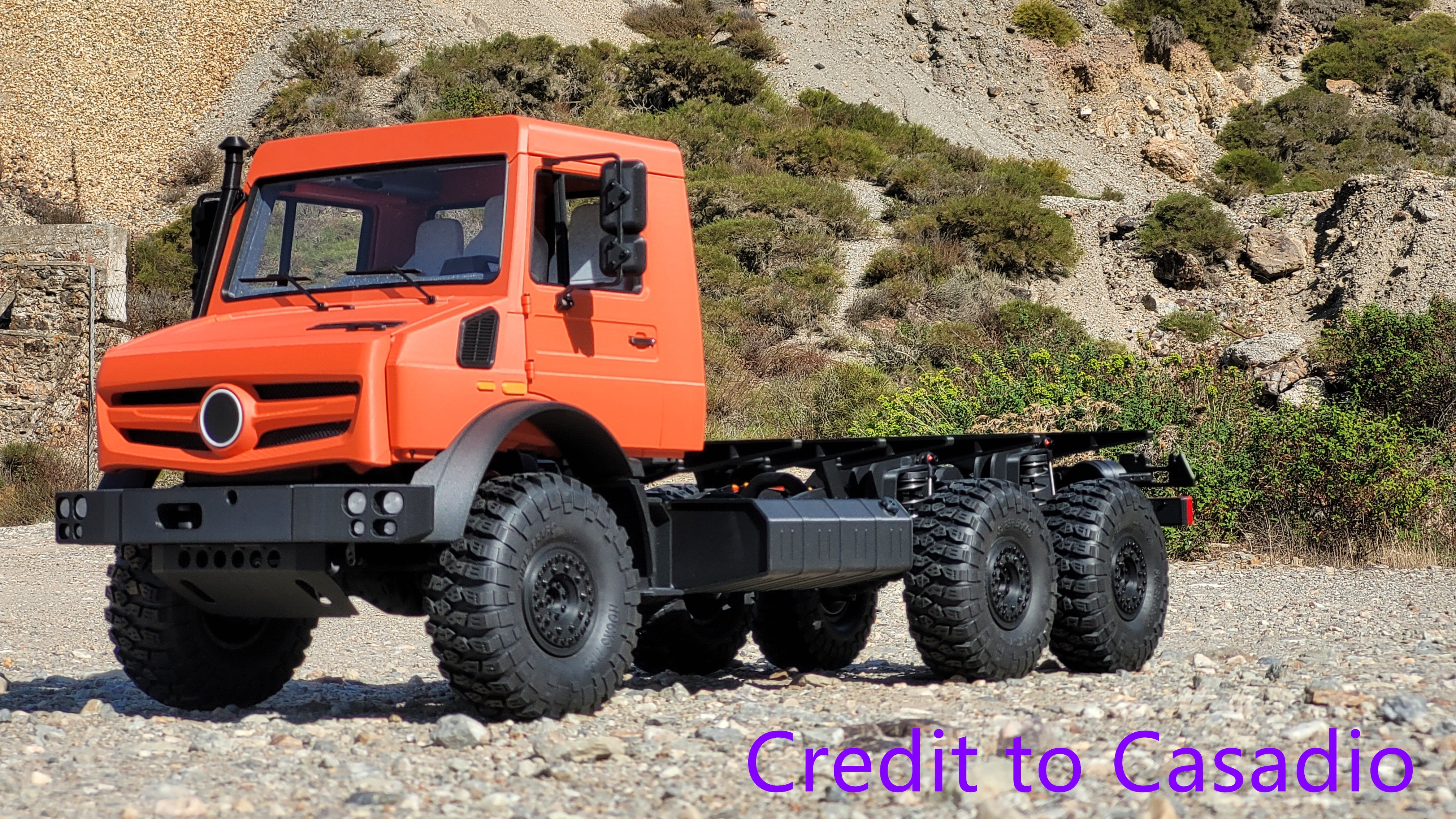 MOG and MOG Lite Massive 3D Printer Project RC Overland Truck (4x4 and 6x6 Compatible)