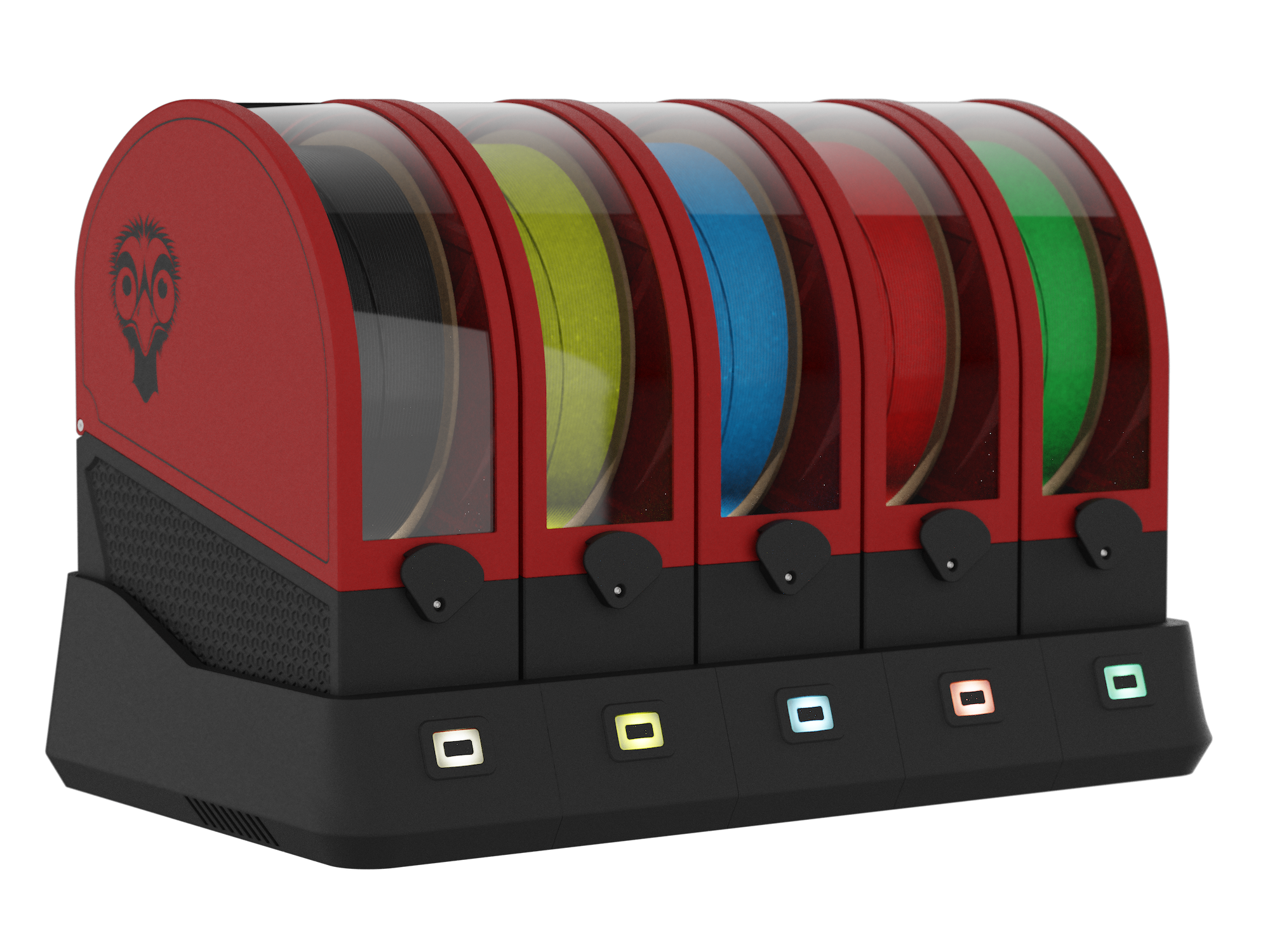 Emu (Expandable Multi-material Unit) 5-Lane Filament Changing System