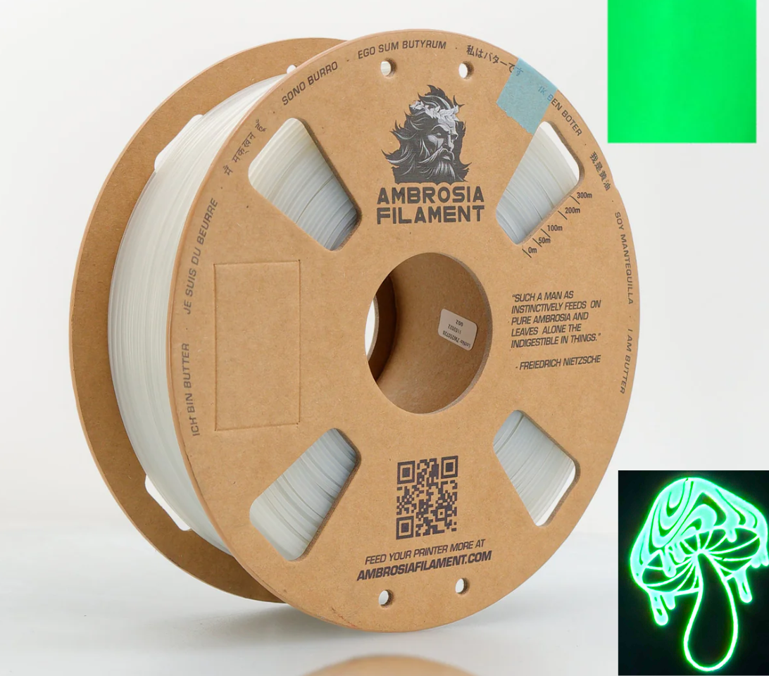 AMBROSIA ASA Galactic Filament of the Gods (Glitter / Sparkle) - 1KG Bambu AMS Friendly Cardboard Spools Premium 3D Printing Filament