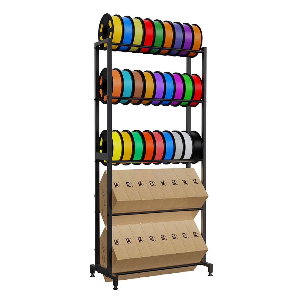Biqu Panda Filament Storage Feed Rack 5-tier holds 40+ 1kg spools