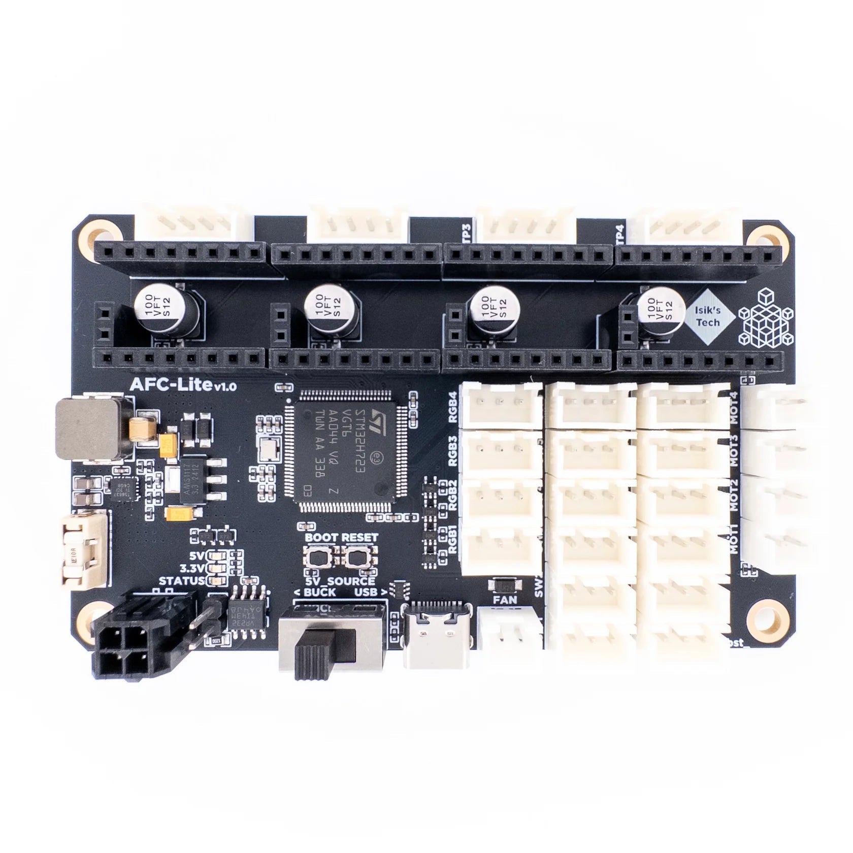 AFC - Lite Box Turtle Multi Filament Controller PCB - West3D 3D Printing Supplies - IsiksTech