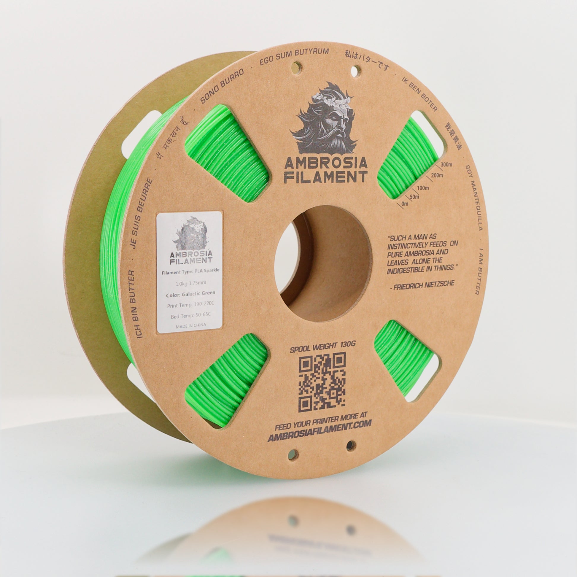 AMBROSIA ASA Filament of the Gods - 1KG Bambu AMS Friendly Cardboard Spools Premium 3D Printing Filament House ASA - West3D 3D Printing Supplies - AMBROSIA FILAMENT