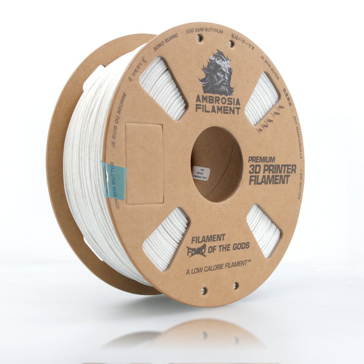 AMBROSIA ASA Filament of the Gods - 1KG Bambu AMS Friendly Cardboard Spools Premium 3D Printing Filament House ASA - West3D 3D Printing Supplies - AMBROSIA FILAMENT