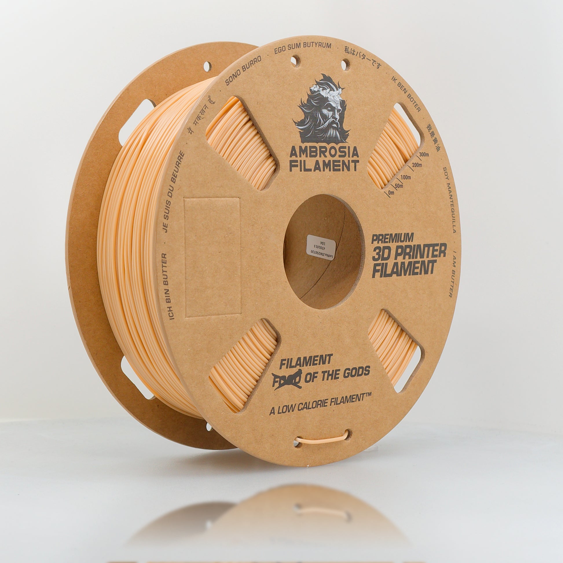 3Dプレミアム1.6L＋アクリル型専用ページ AMBROSIA ASA Filament of the Gods - 1KG Bambu AMS Friendly Cardboard S