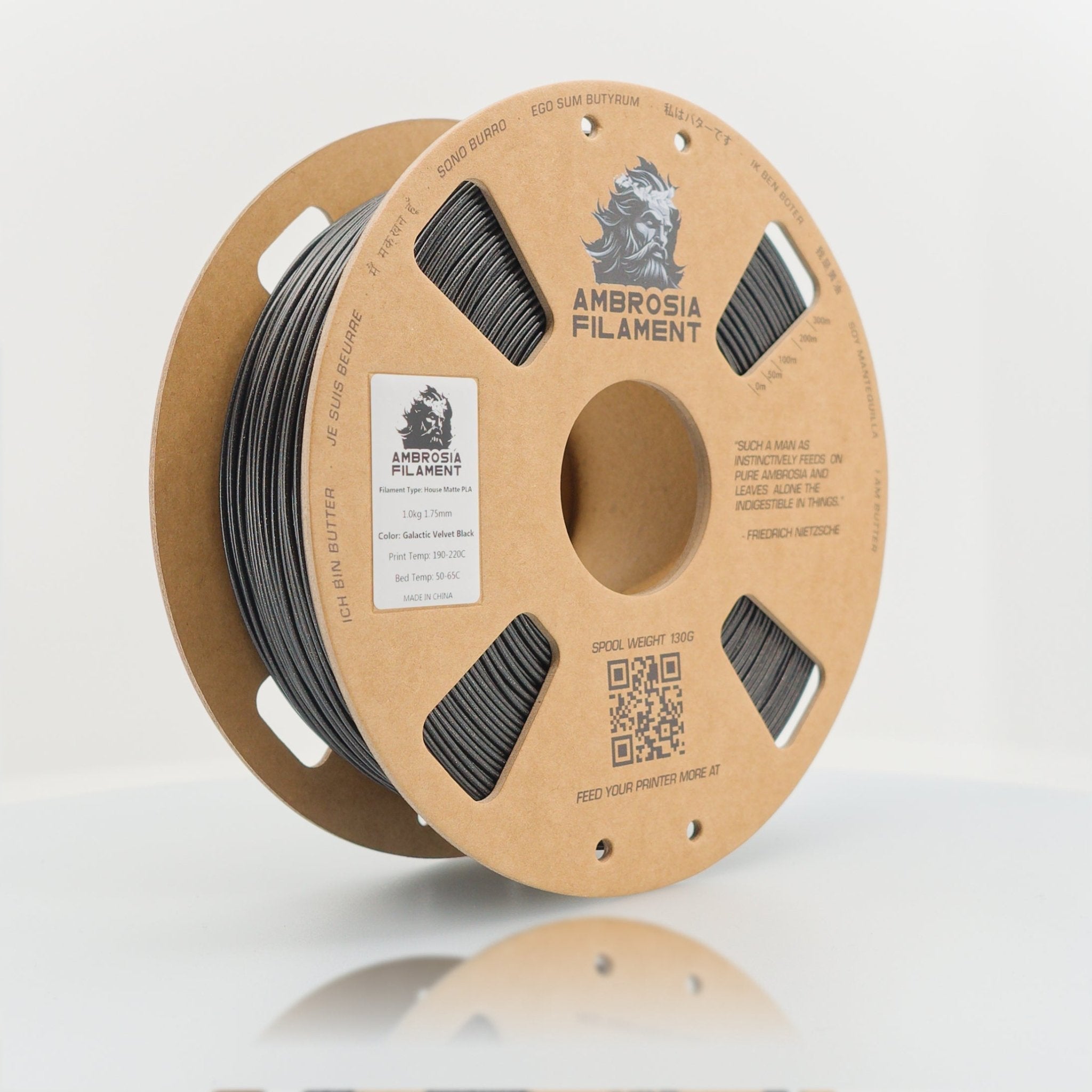 AMBROSIA ASA Filament of the Gods - 1KG Bambu AMS Friendly Cardboard Spools Premium 3D Printing Filament House ASA - West3D 3D Printing Supplies - AMBROSIA FILAMENT