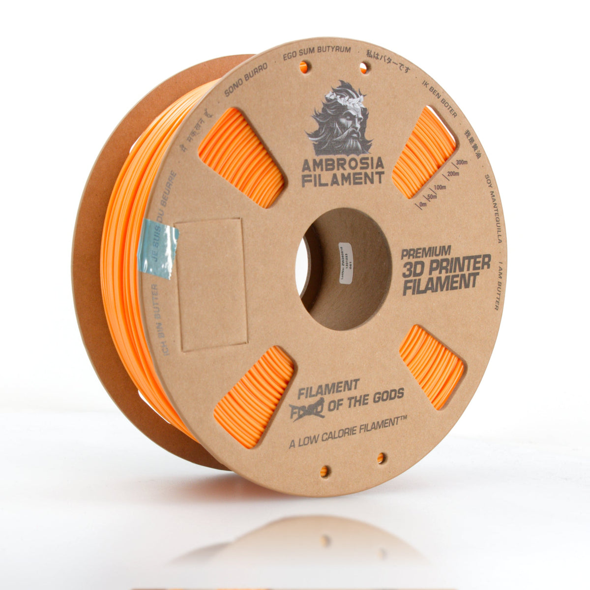 AMBROSIA ASA Filament of the Gods - 1KG Bambu AMS Friendly Cardboard Spools Premium 3D Printing Filament House ASA - West3D 3D Printing Supplies - AMBROSIA FILAMENT