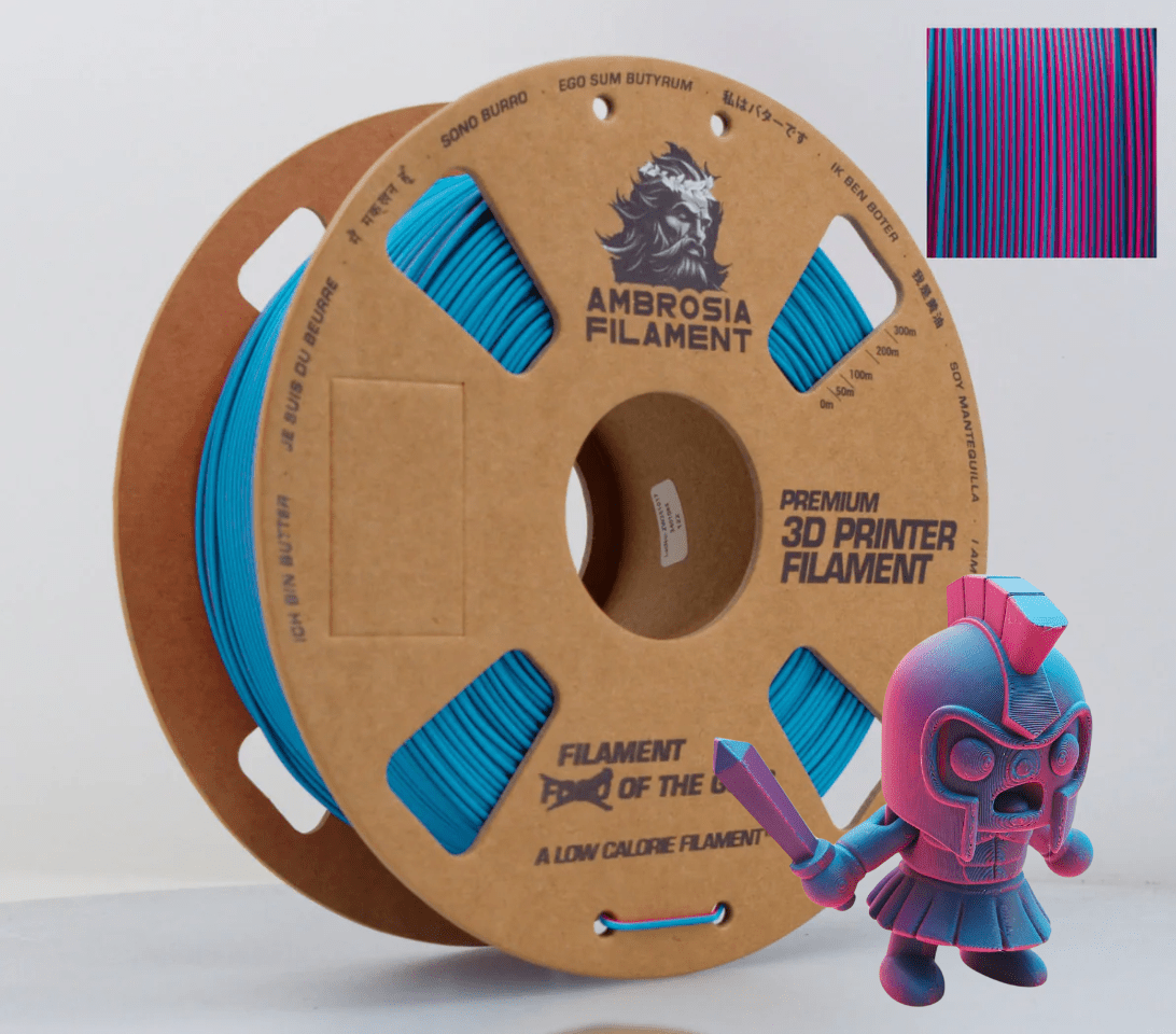 AMBROSIA ASA Filament of the Gods - 1KG Bambu AMS Friendly Cardboard Spools Premium 3D Printing Filament House ASA - West3D 3D Printing Supplies - AMBROSIA FILAMENT