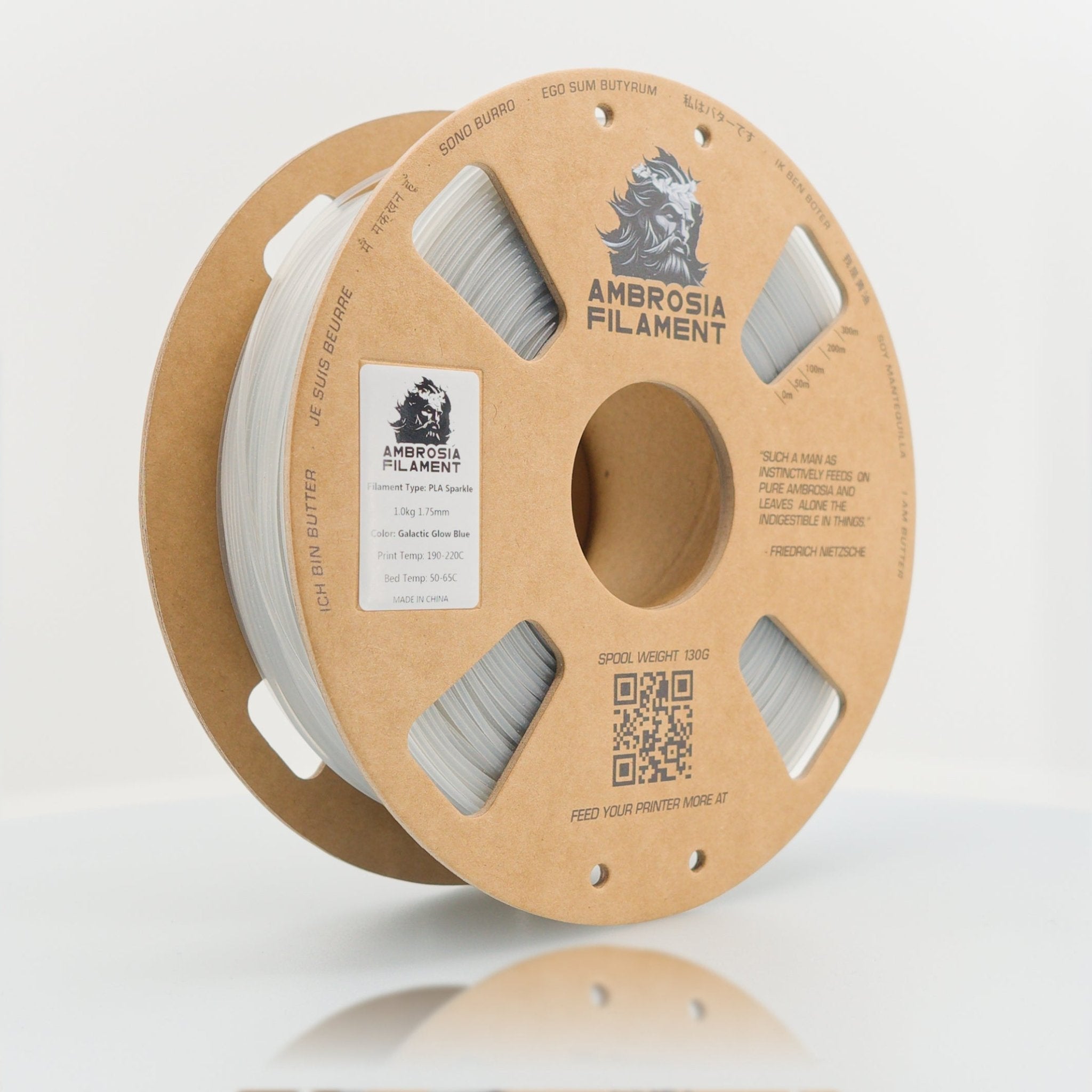 AMBROSIA ASA Filament of the Gods - 1KG Bambu AMS Friendly Cardboard Spools Premium 3D Printing Filament House ASA - West3D 3D Printing Supplies - AMBROSIA FILAMENT