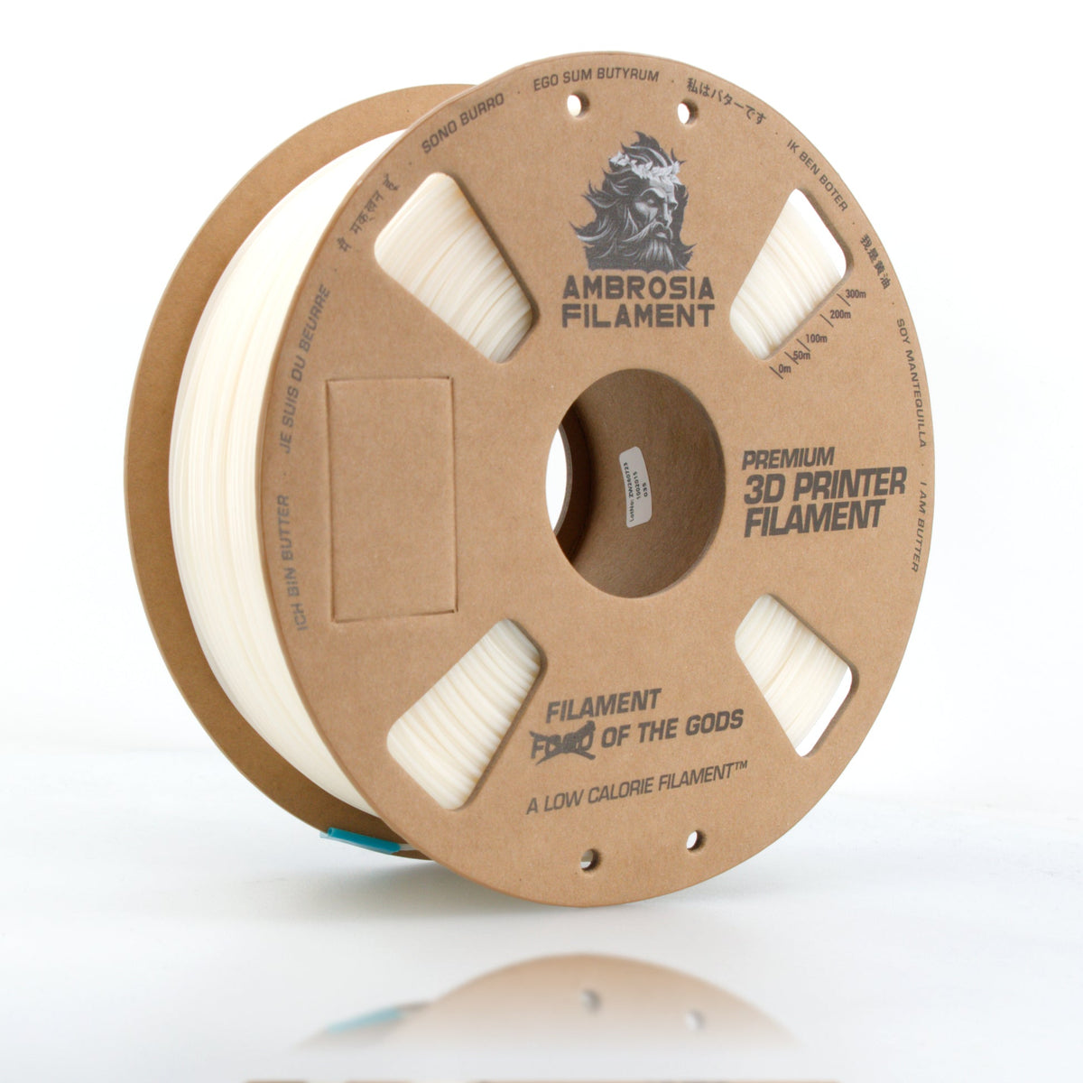 AMBROSIA ASA Filament of the Gods - 1KG Bambu AMS Friendly Cardboard Spools Premium 3D Printing Filament House ASA - West3D 3D Printing Supplies - AMBROSIA FILAMENT