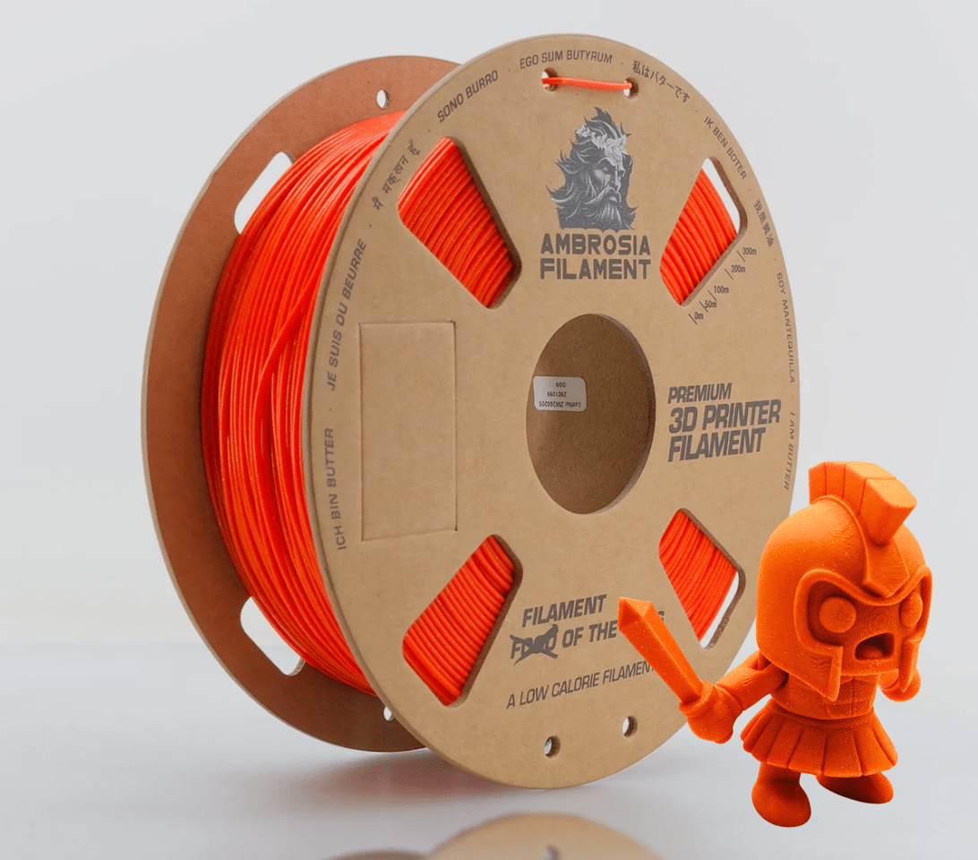 AMBROSIA ASA Galactic Filament of the Gods (Glitter / Sparkle) - 1KG Bambu AMS Friendly Cardboard Spools Premium 3D Printing Filament - West3D 3D Printing Supplies - AMBROSIA FILAMENT
