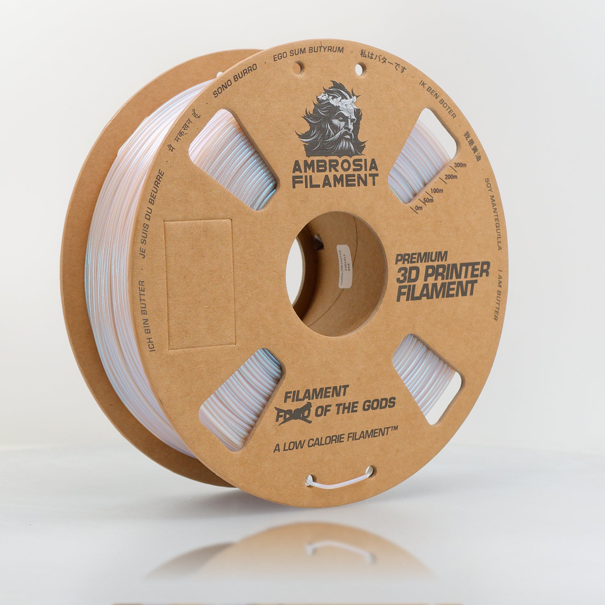 AMBROSIA Dolos Color Shifting PLA Filament of the Gods - 1KG Bambu AMS Friendly Cardboard Spools Premium 3D Printing Filament - West3D 3D Printing Supplies - AMBROSIA FILAMENT