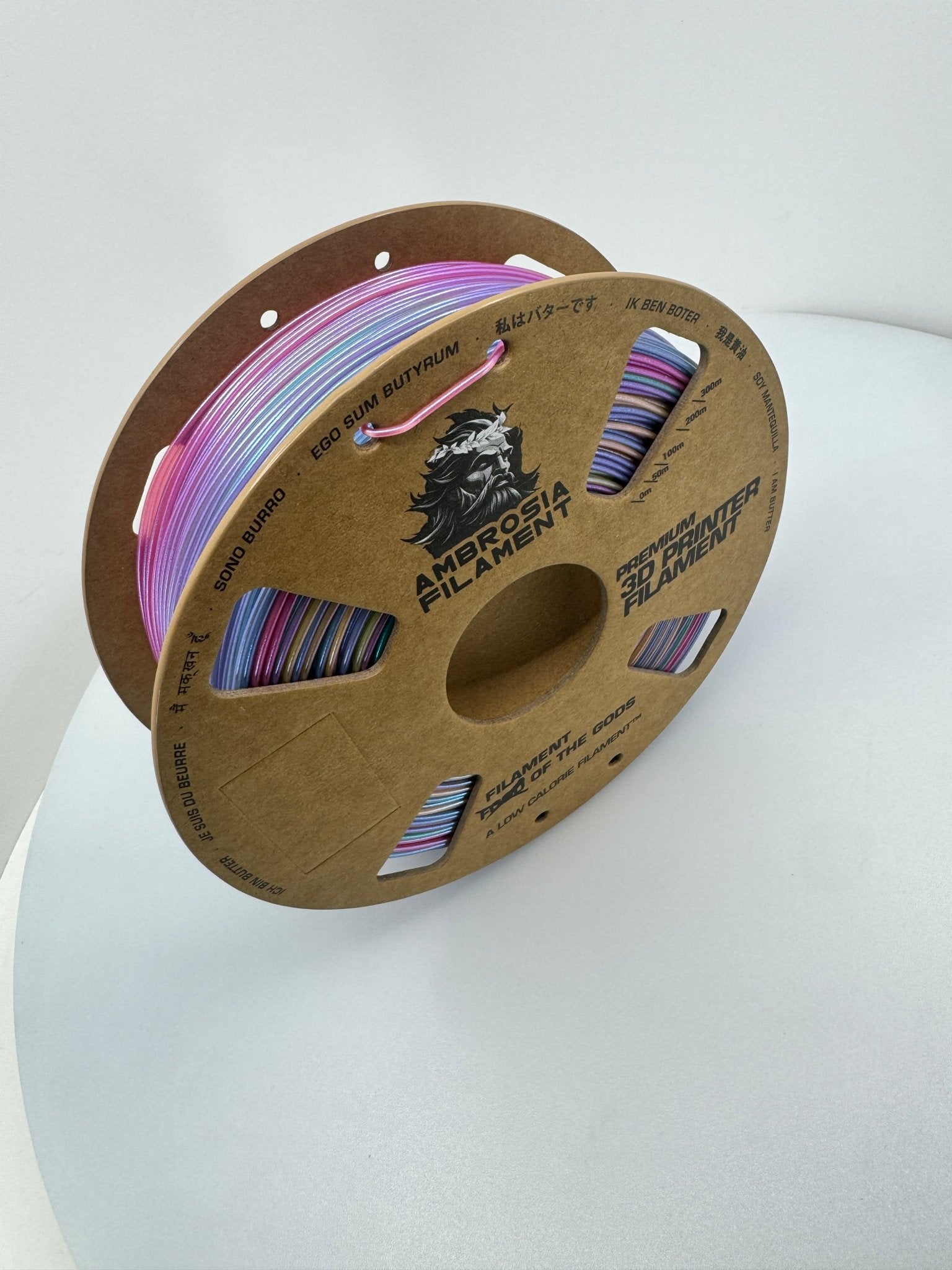 AMBROSIA Dolos Color Shifting PLA Filament of the Gods - 1KG Bambu AMS Friendly Cardboard Spools Premium 3D Printing Filament - West3D 3D Printing Supplies - AMBROSIA FILAMENT