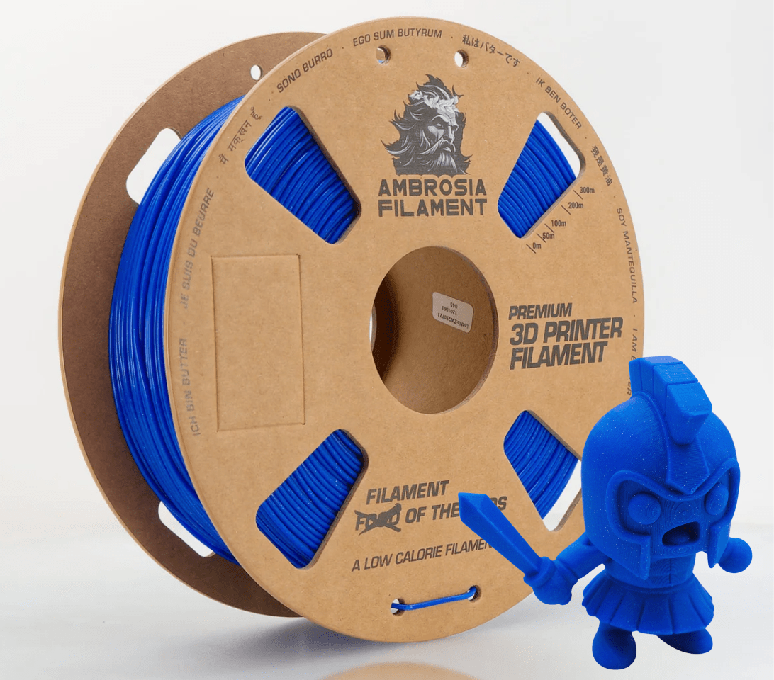 AMBROSIA Galactic (Sparkle) PLA Filament of the Gods - 1KG Bambu AMS Friendly Cardboard Spools Premium 3D Printing Filament - West3D 3D Printing Supplies - AMBROSIA FILAMENT