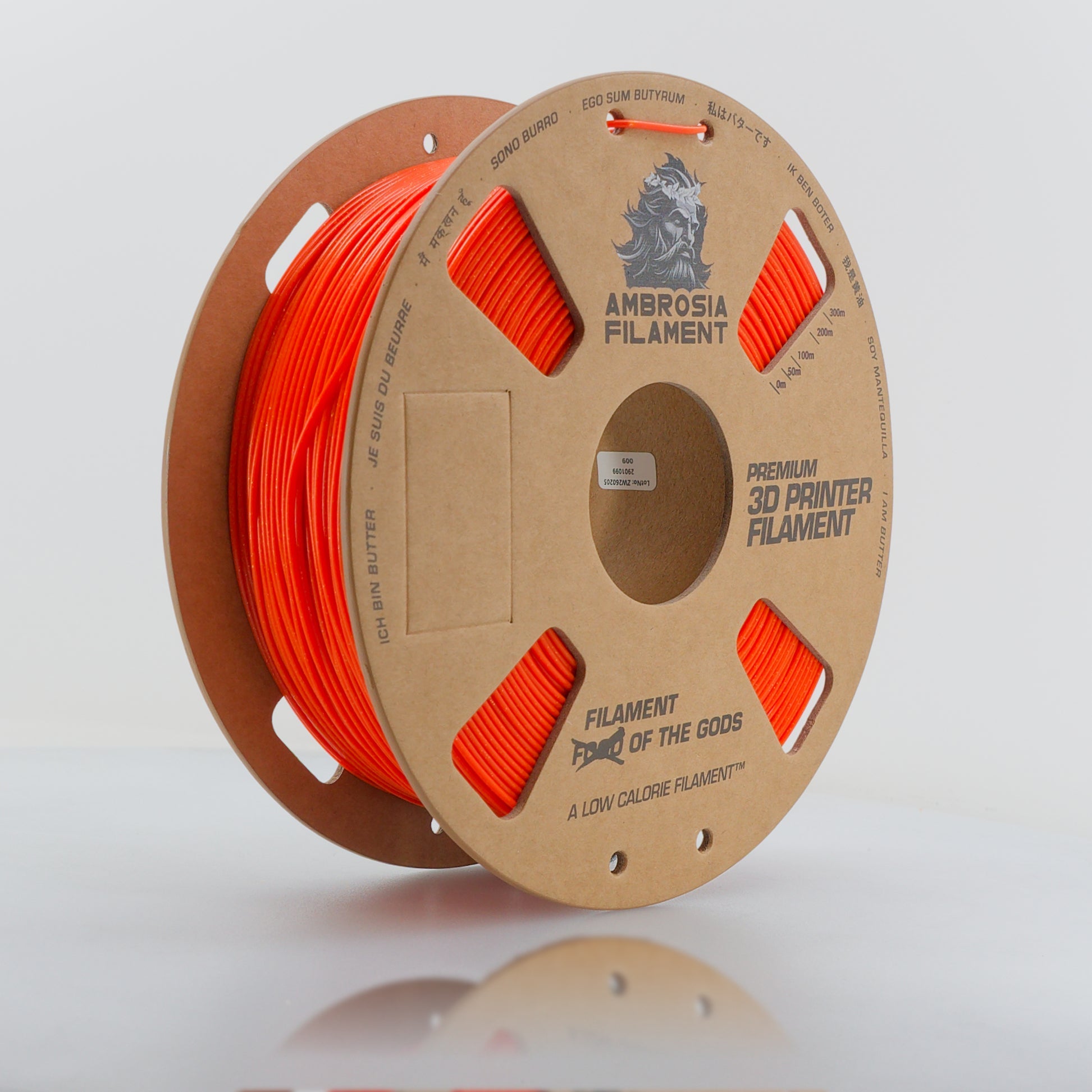 AMBROSIA Galactic (Sparkle) PLA Filament of the Gods - 1KG Bambu AMS Friendly Cardboard Spools Premium 3D Printing Filament - West3D 3D Printing Supplies - AMBROSIA FILAMENT