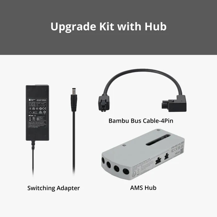 Bambu Lab AMS 2 Pro Upgrade Kit for X1 / P1 Series - with AMS Hub - West3D 3D Printing Supplies - Bambu Lab