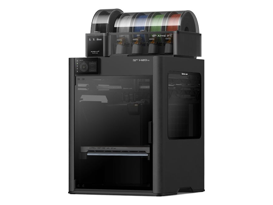 Bambu Lab H2D PRO 3D Printer Bundle with AMS 2 Pro + AMS HT + Vision Encoder + Emergency Button - West3D 3D Printing Supplies - Bambu Lab