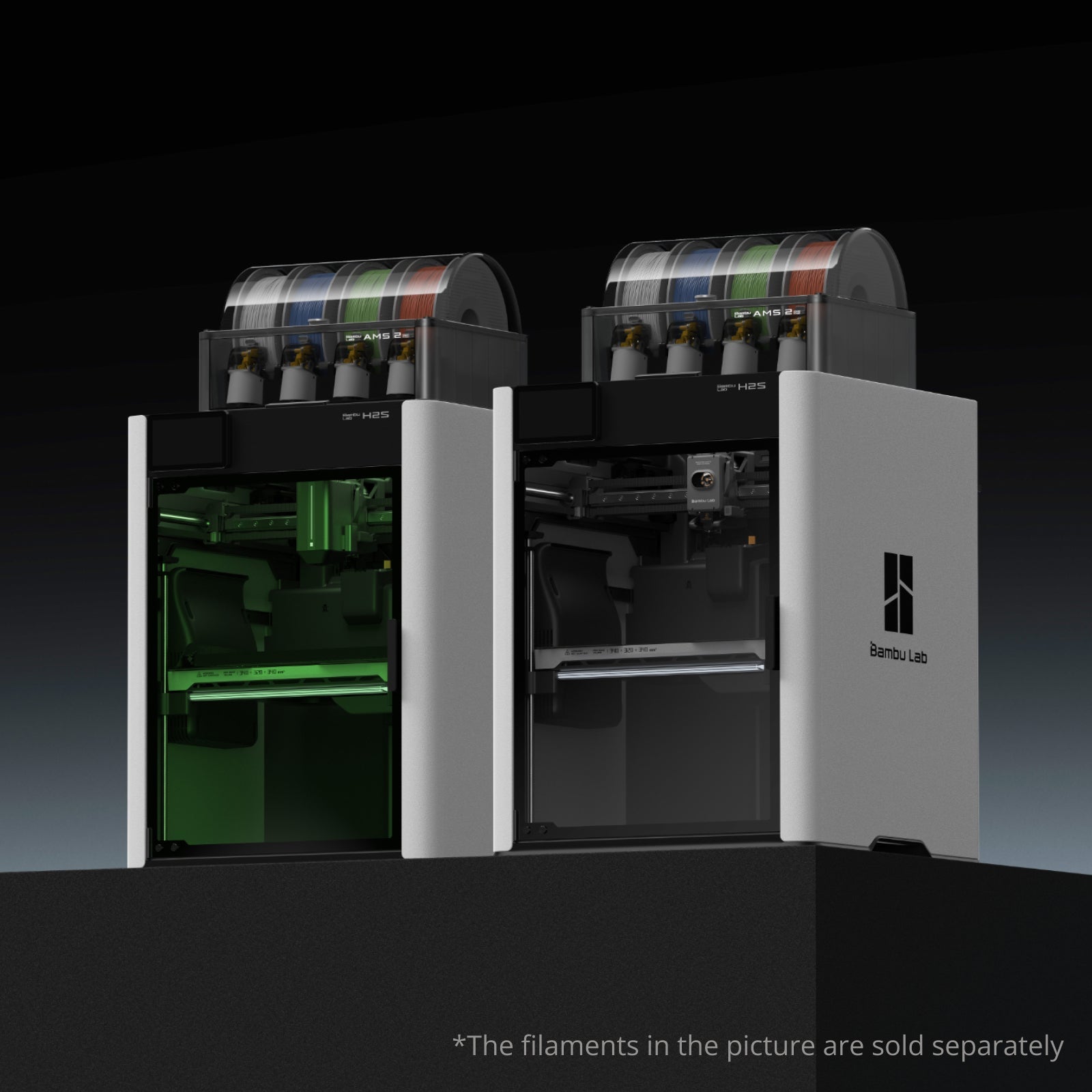 Bambu Lab H2S and H2S AMS Combo 3D Printer Bambu Lab H2S and H2S AMS Combo 3D Printer