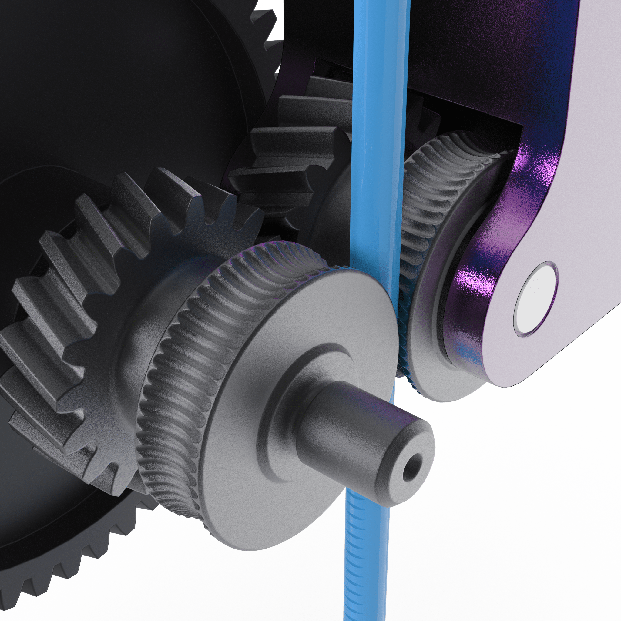 Bastion Coated Extruder Gears for Bambu Lab X1C, X1E, P1P & P1S - West3D 3D Printing Supplies - E3D