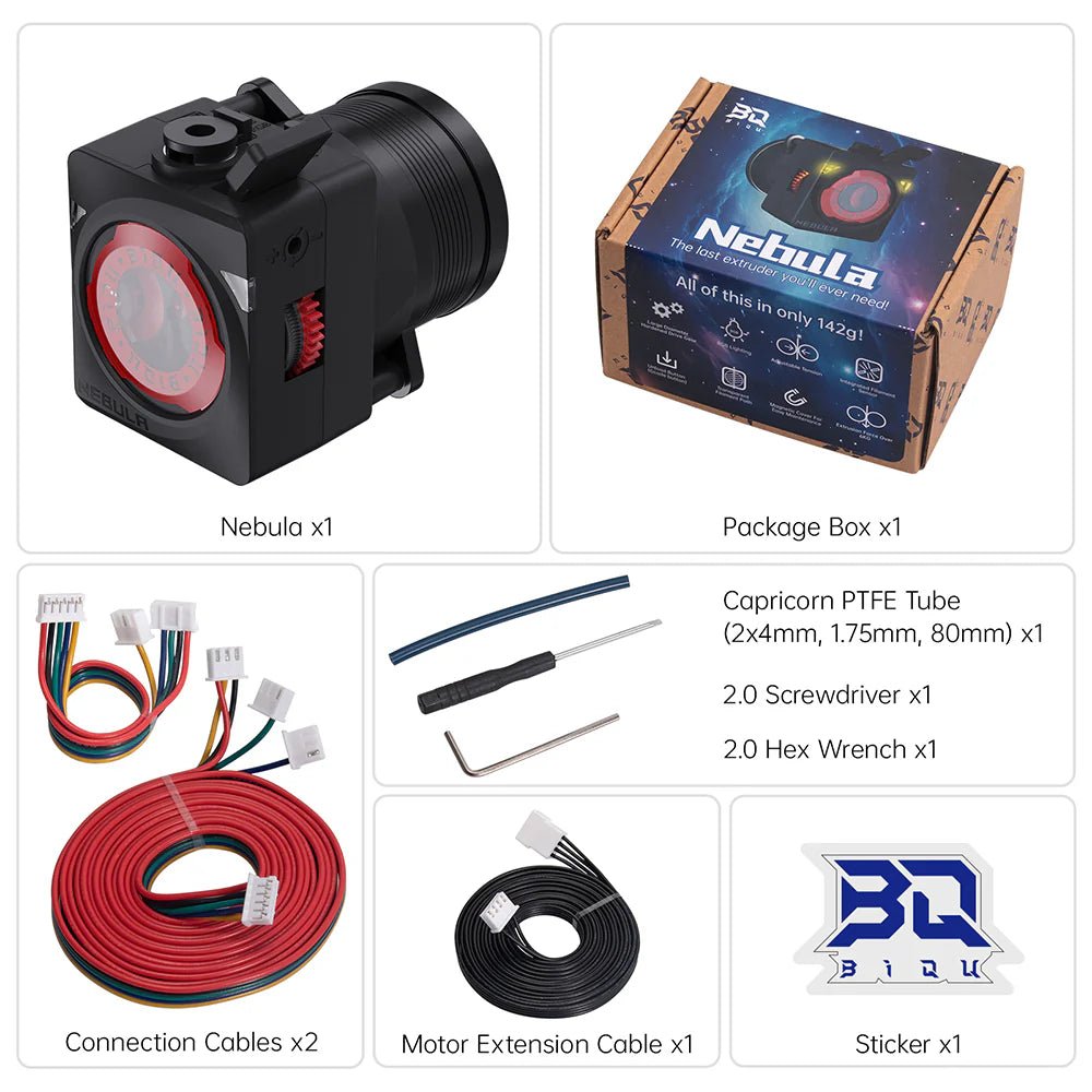 Biqu Nebula Dual Gear Extruder - West3D 3D Printing Supplies - BTT