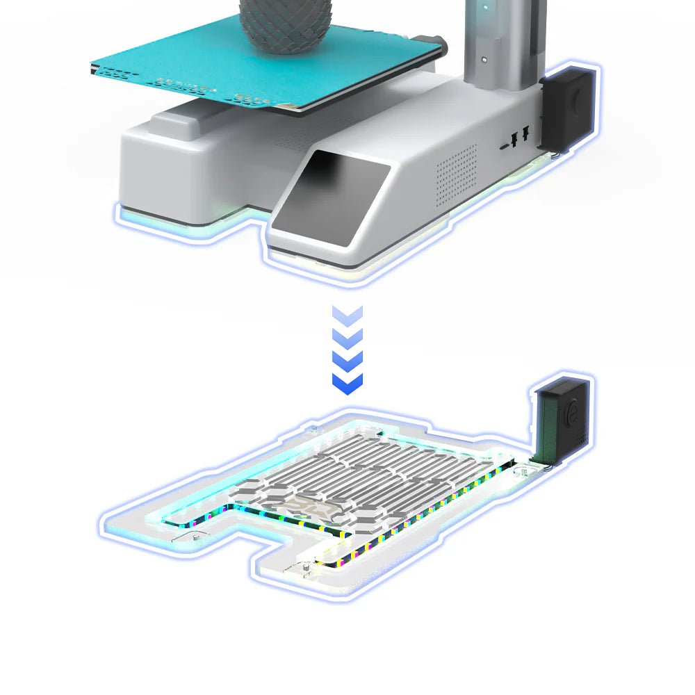 BIQU Panda Aura for A1 / A1 Mini - Smart Customizable RGB Lighting Panel - West3D 3D Printing Supplies - BTT