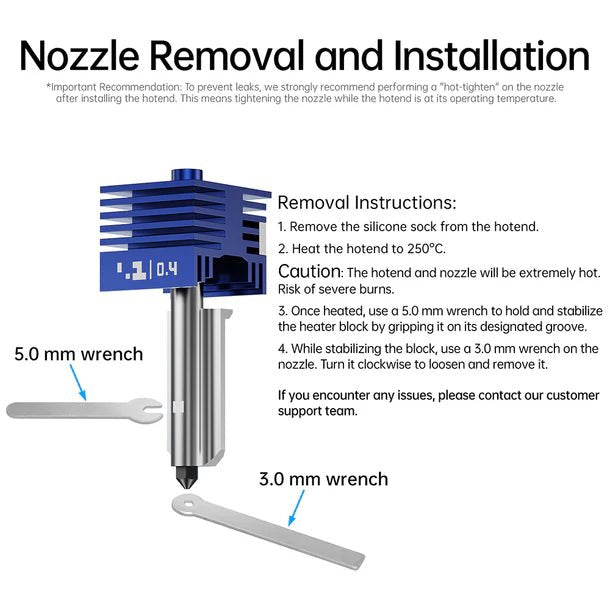 BIQU Panda Juicer Hotend Standard Flow - Nozzle for Bambu Lab P2S/H2/A1 - West3D 3D Printing Supplies - BIQU