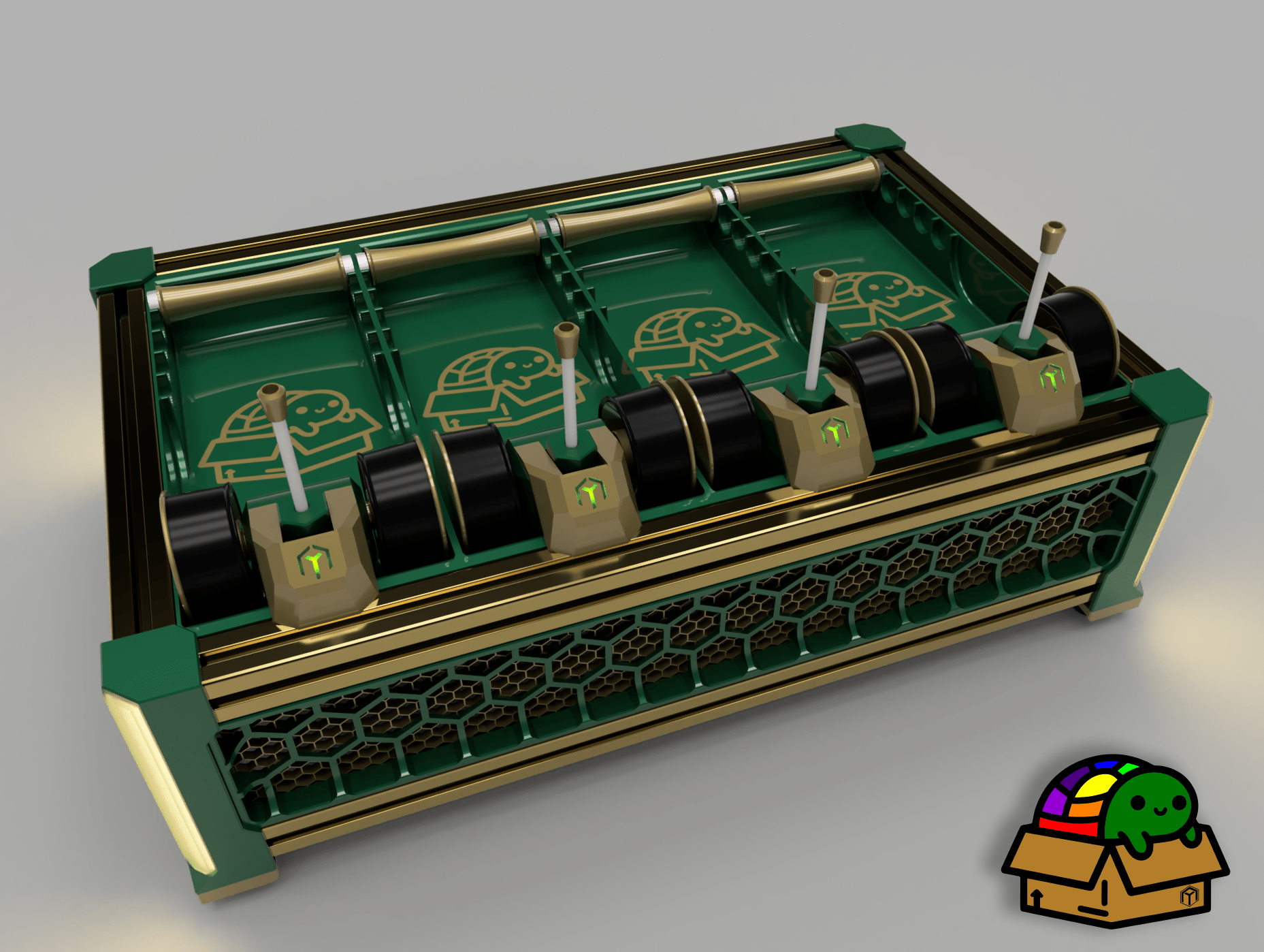 Box Turtle Automated Filament Changer / Multi - Material Unit By Armored Turtle - West3D 3D Printing Supplies - LDO Systems