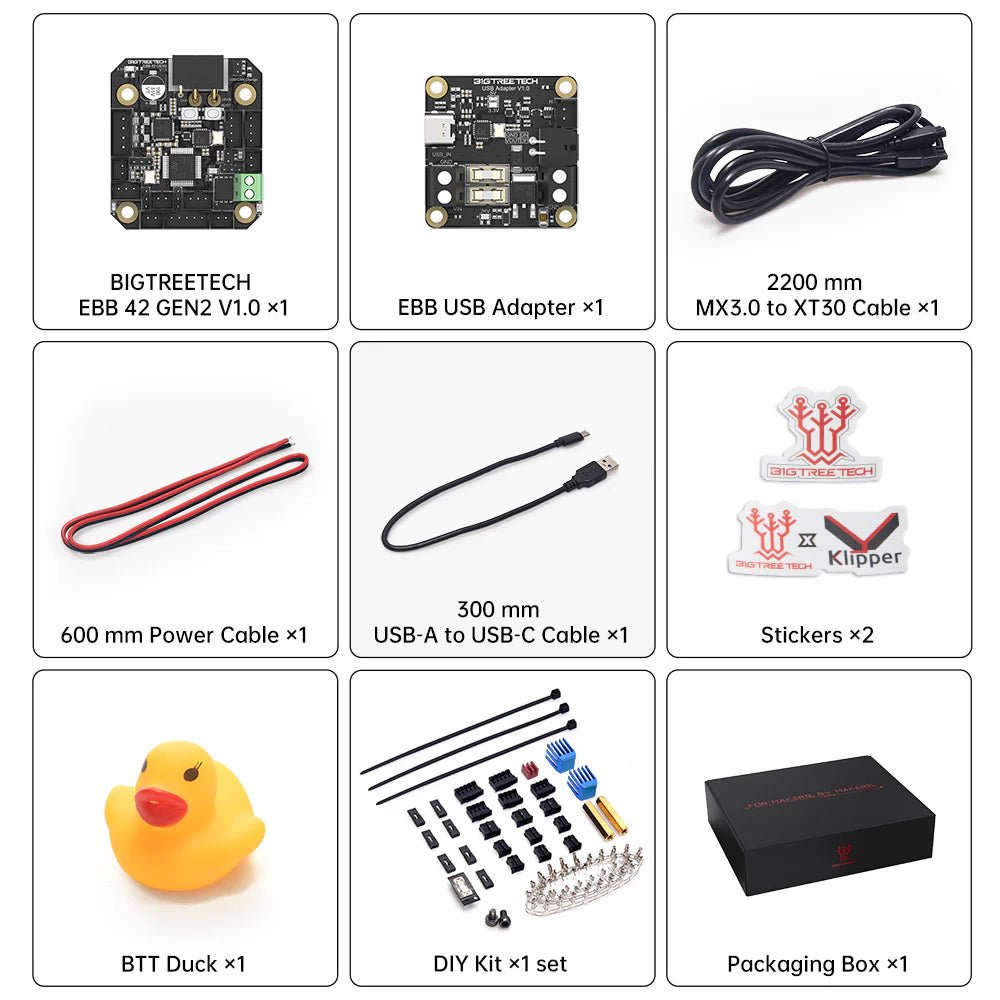 BTT EBB36 / EBB42 GEN 2 USB and CAN bus Klipper Expansion PCB High Temp - West3D 3D Printing Supplies - BTT