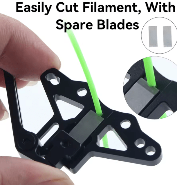 Crossbow CNC Filament Cutter for A4T, Sherpa Mini, Orbiter V2.5 and other Flat Top Extruders by DW Tas - West3D 3D Printing Supplies - FYSETC